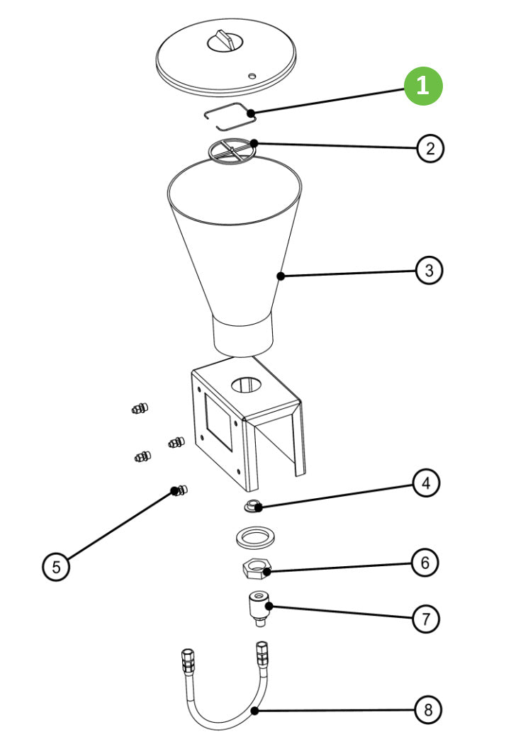 Binks 00-00-0002148 Tension Ring