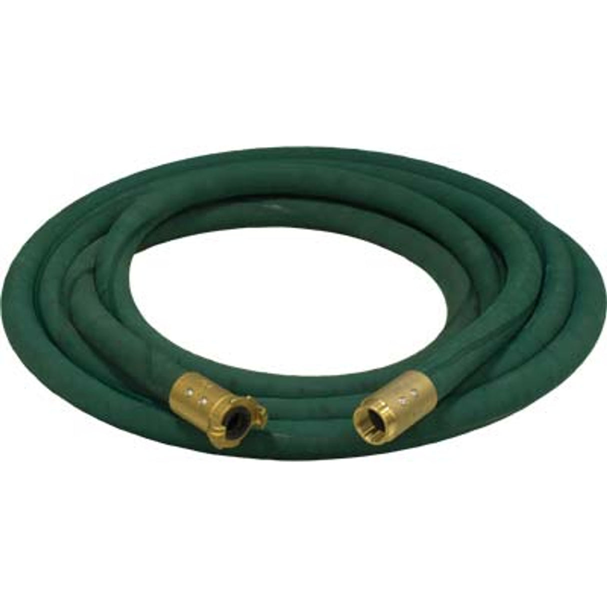 Pirate Brand - 1" Blast Hose Assembly, Green w/ Brass Couplings