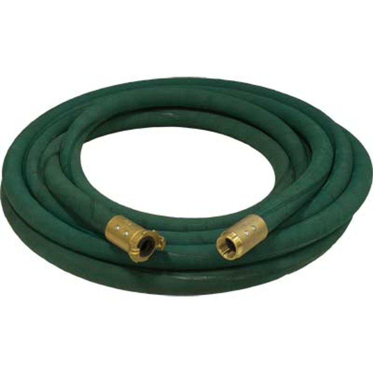 Pirate Brand - 1" Blast Hose Assembly, Green w/ Brass Couplings