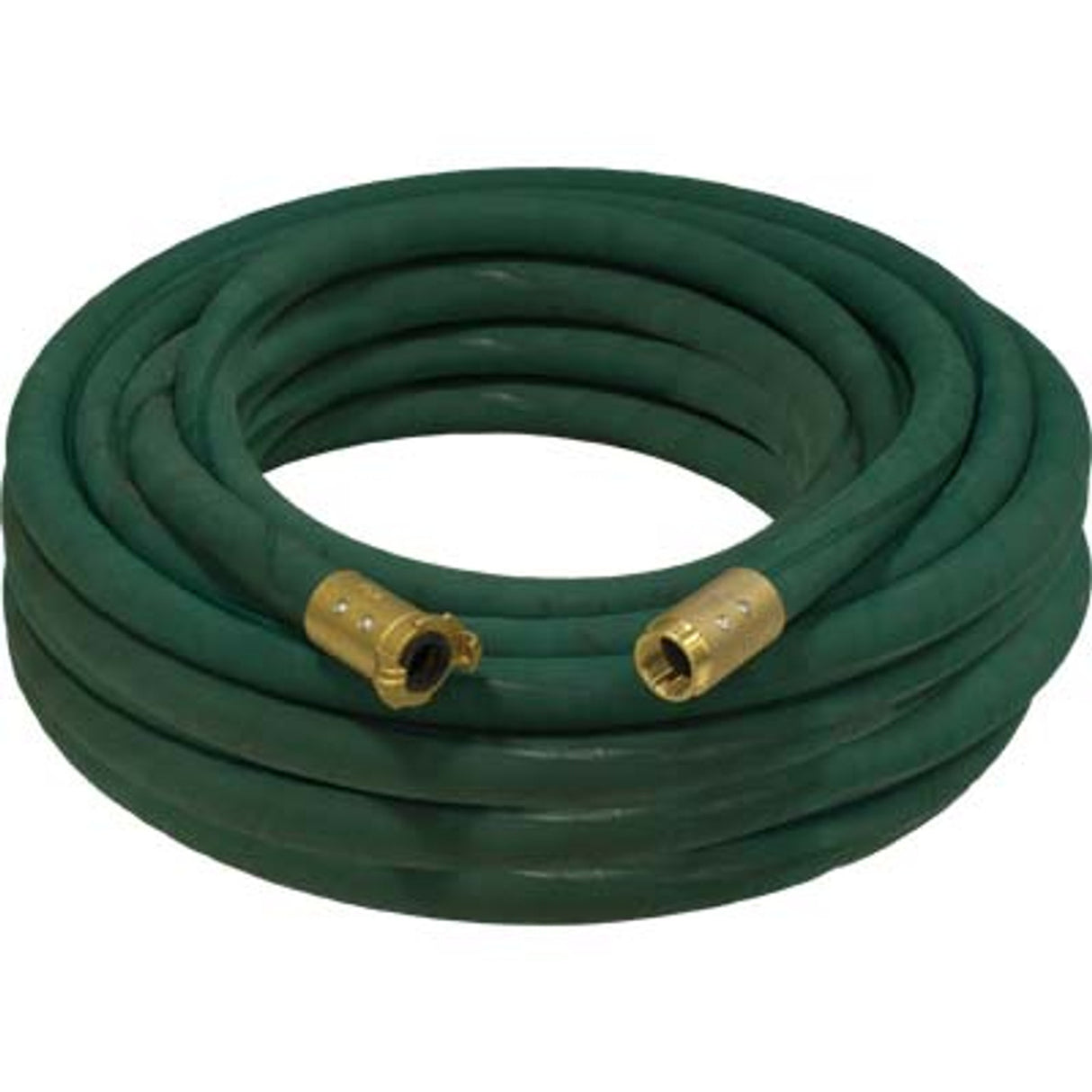 Pirate Brand - 1" Blast Hose Assembly, Green w/ Brass Couplings
