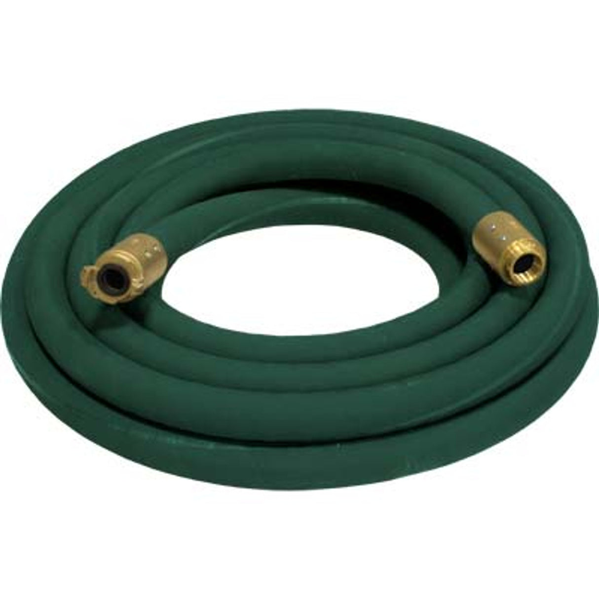 Pirate Brand - 1-1/2" Blast Hose Assembly, Green w/ Brass Couplings