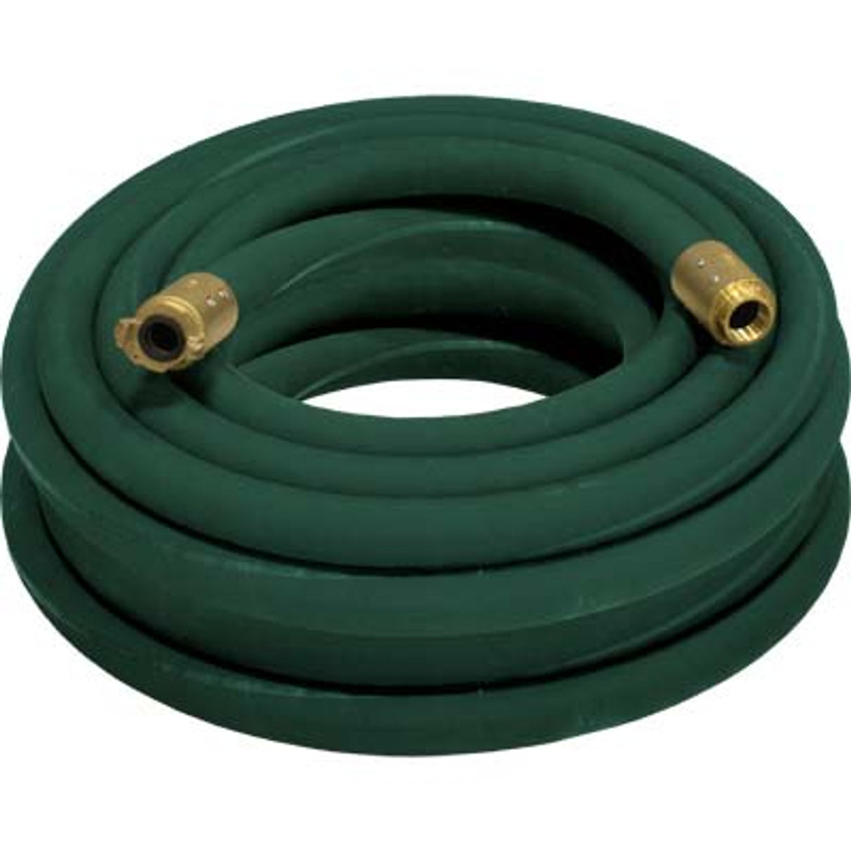 Pirate Brand - 1-1/2" Blast Hose Assembly, Green w/ Brass Couplings