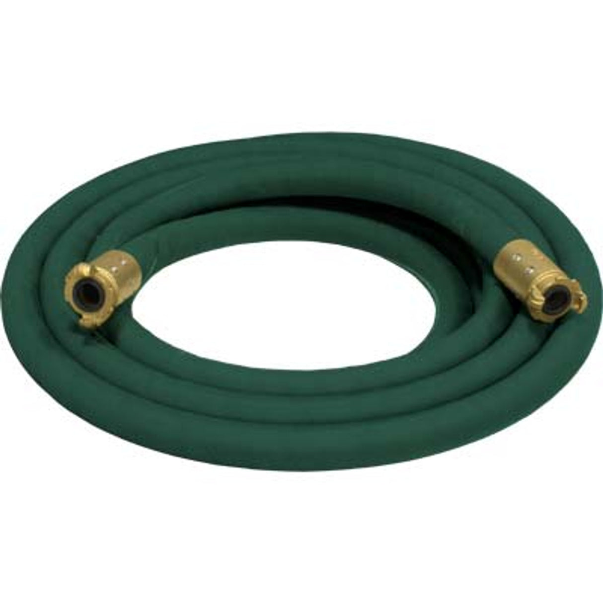 Pirate Brand - 1-1/4" Blast Hose Extension Assembly, Green w/ Brass Couplings