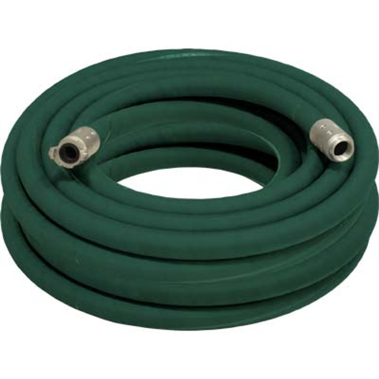 Pirate Brand - 1-1/4" Blast Hose Assembly, Green w/ Aluminum Couplings