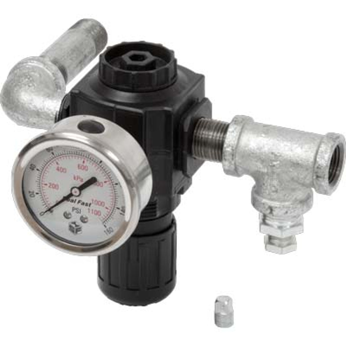 Pirate Brand - CLEMCO/ZERO, Pressure Regulator Kit, 1/2", For 0.5 & 1.0 C-Series Blasters (CUSTOMER INSTALLED)