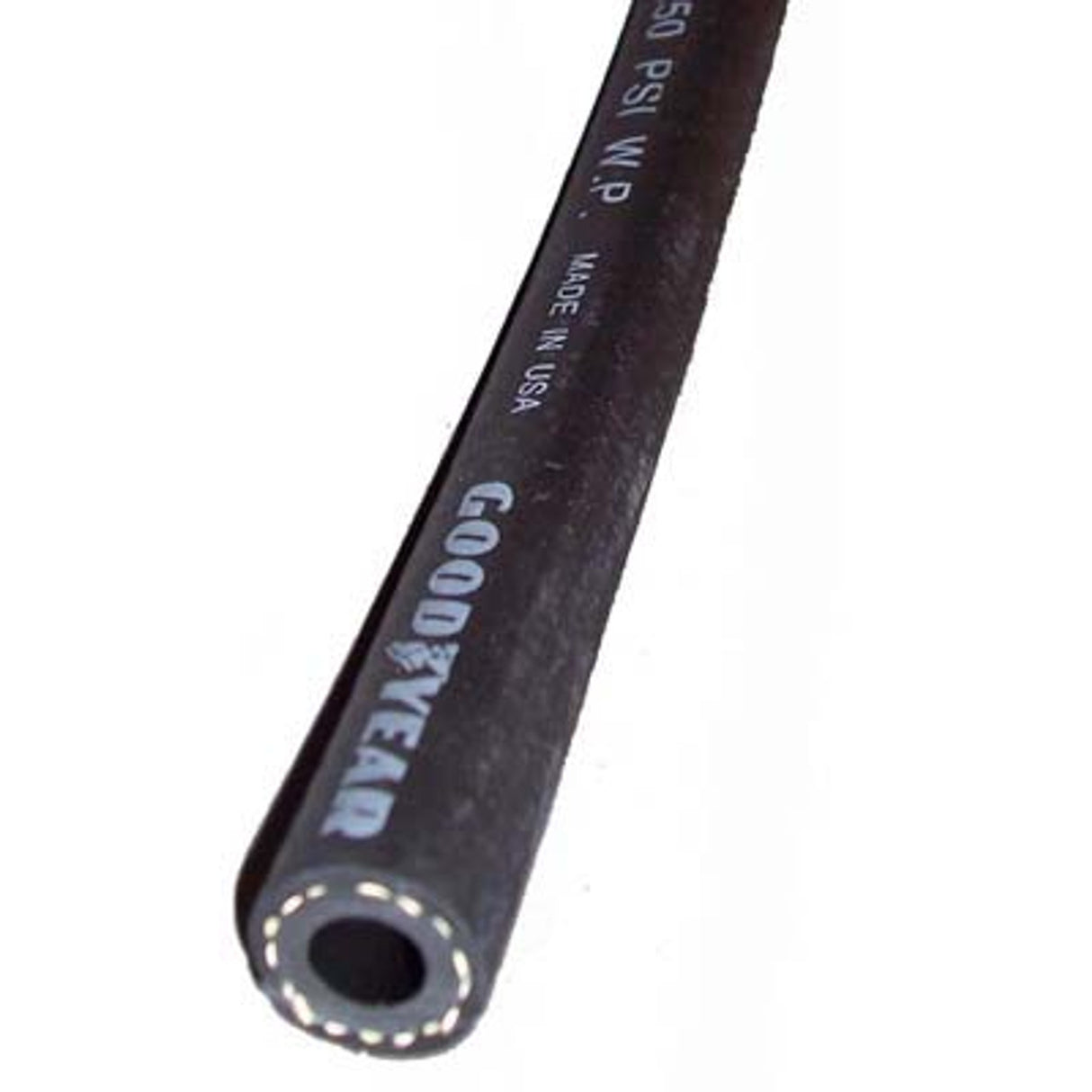 Pirate Brand - EMPIRE Style, Hose, Air, Insta-Grip, Black, Nominal 1/4" ID, 250 PSI, Price Per Foot (1" Pipe String)