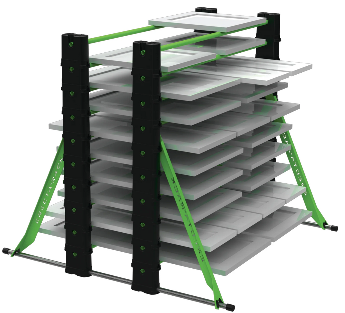 Erecta-Rack 10 Level Portable Racking Kit with Custom Carry Bag