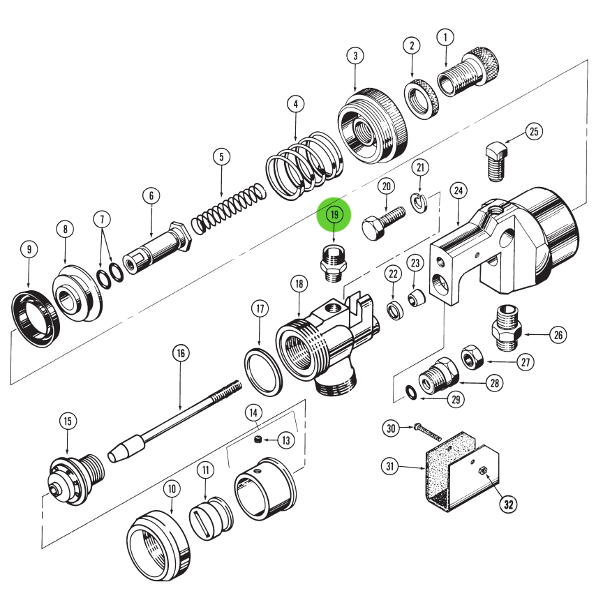 Binks 54-308 Air Connection