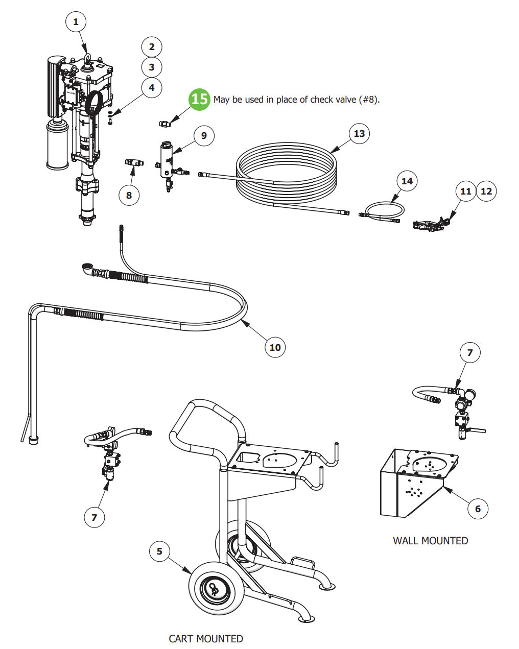 Binks 193332 DM Nipple, 3/4" NPT X M22