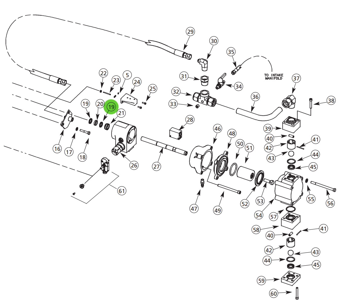 Binks 237-236 Quad Seal; Unison Pump