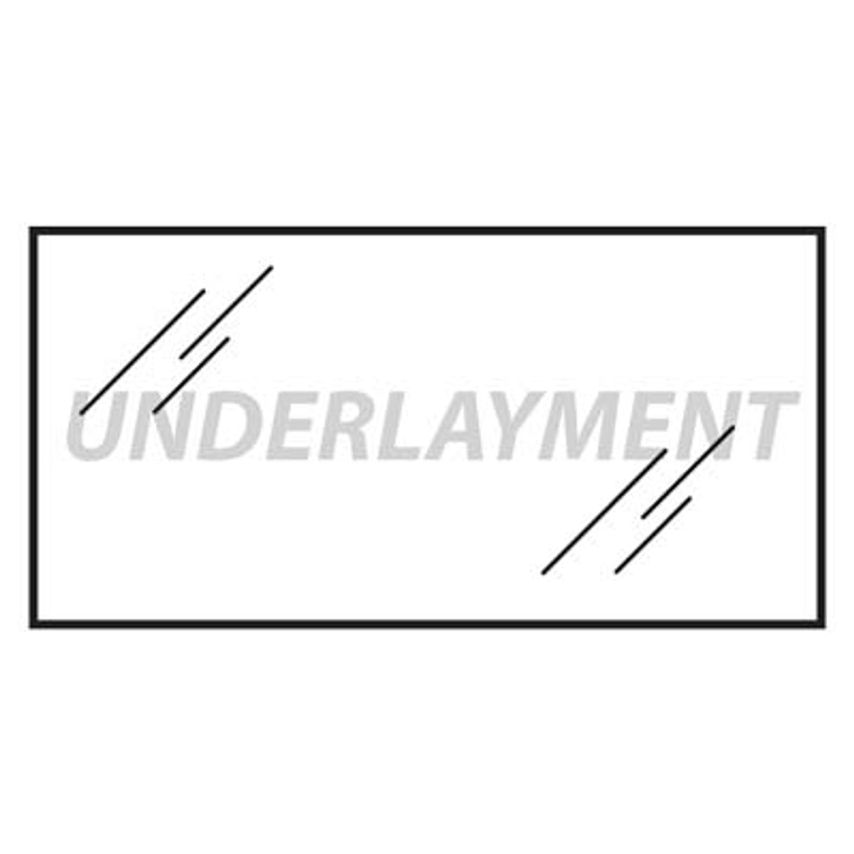 Pirate Brand - ECONOLINE Style, Underlayment, PETG, 12" x 24", 10 Pack