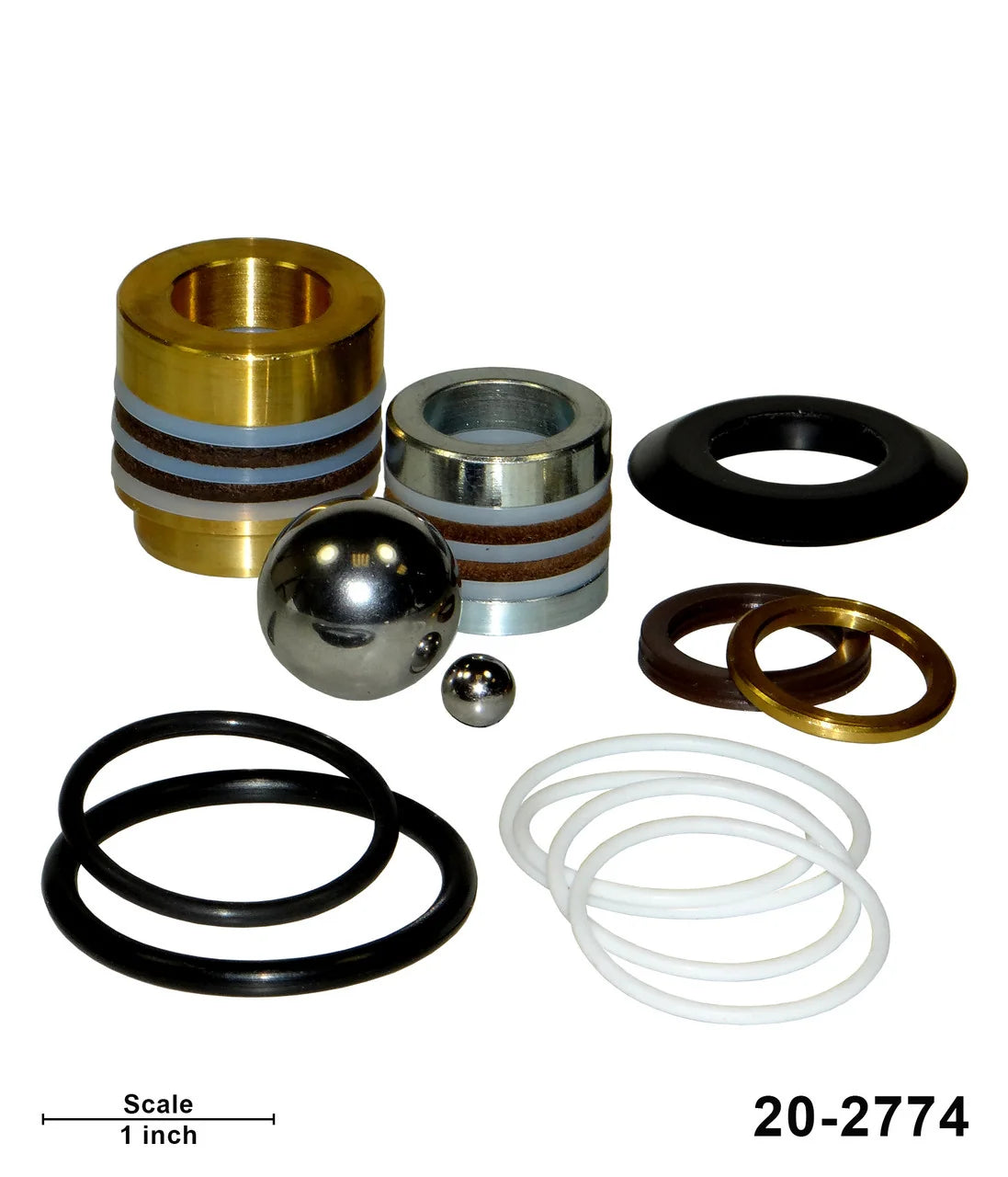 Aftermarket GRACO® 287825 Repair Kit, with leather & polyethylene packings, stainless balls (Non-OEM)