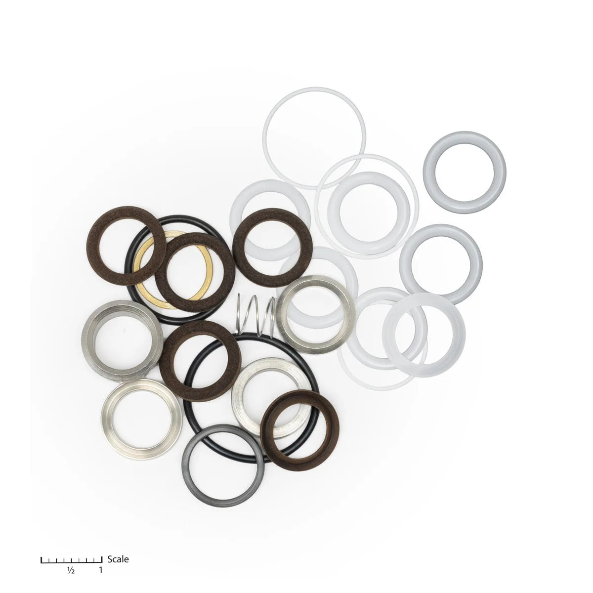 Aftermarket GRACO® 287945 Pump Repair Kit with leather & polyethylene packings & inlet spring (Non-OEM)