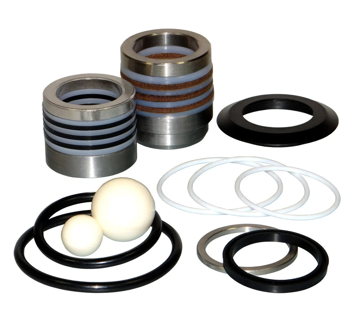 Aftermarket GRACO® 17A578 Pump Repair Kit with leather & polyethylene packings, ceramic balls (Non-OEM)