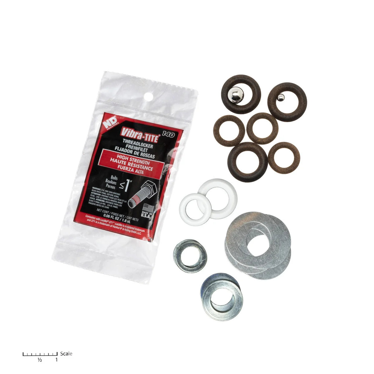 Aftermarket GRACO® 208940 Pump Repair Kit with Leather & Teflon Packings (Non-OEM)