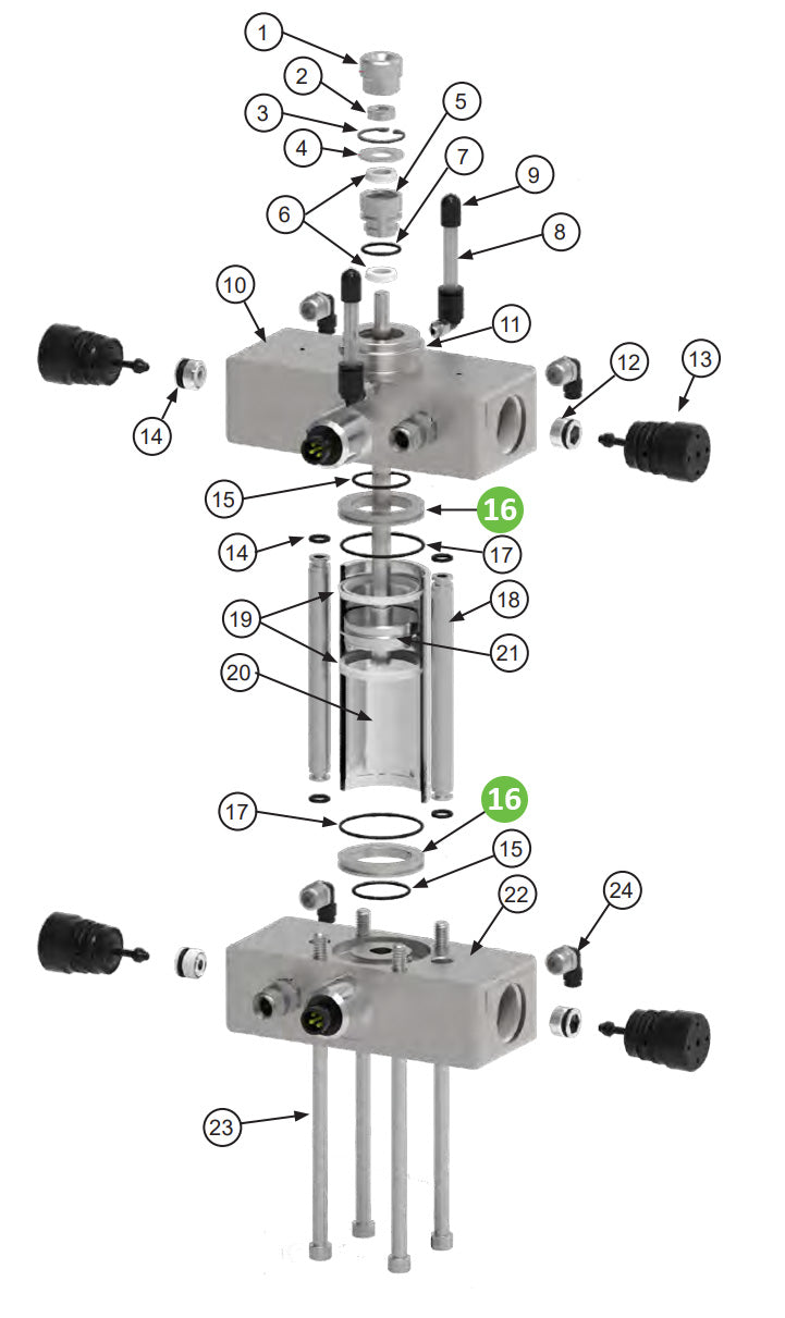 Binks 240-3022 Cylinder Adapter