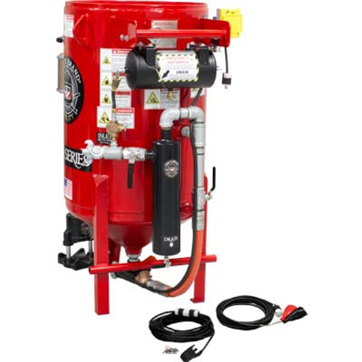 Pirate Brand, K-Series, 6.5 cu ft., Blast Pot, STATIONARY, Pressure HOLD System, 12VDC Electric Controls w/ MPV  Metering Valve