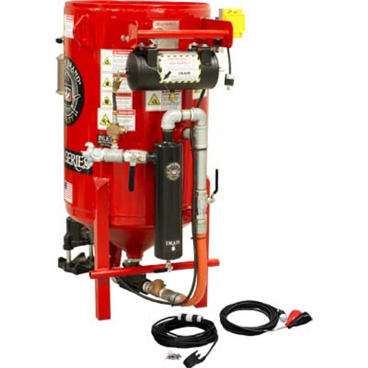 Pirate Brand, K-Series, 6.5 cu ft., Blast Pot, STATIONARY, Pressure HOLD System, 12VDC Electric Controls w/ #100 Metering Valve