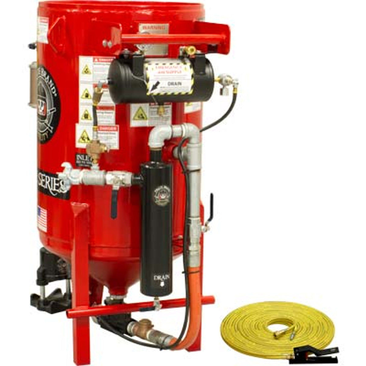 Pirate Brand, K-Series, 6.5 cu ft., Blast Pot, STATIONARY, Pressure HOLD System, Pneumatic Controls w/ #100 Metering Valve