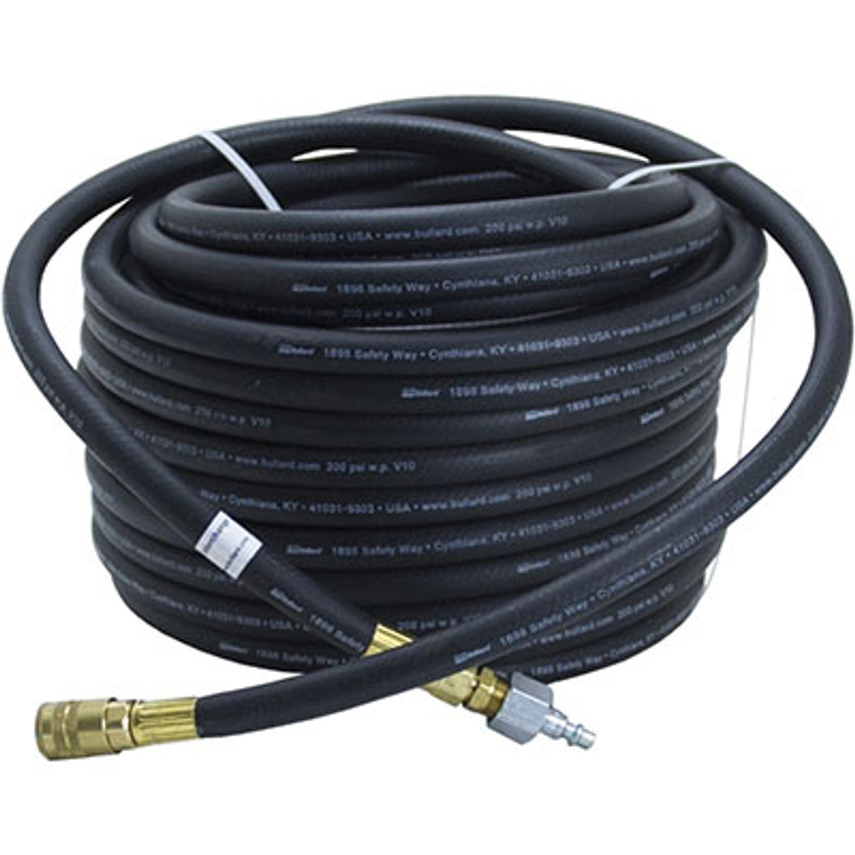 Pirate Brand - BULLARD®, Air Supply Hose, Starter & Extension, V10, 3/8" ID, 1/4" Industrial Interchangeable, Black