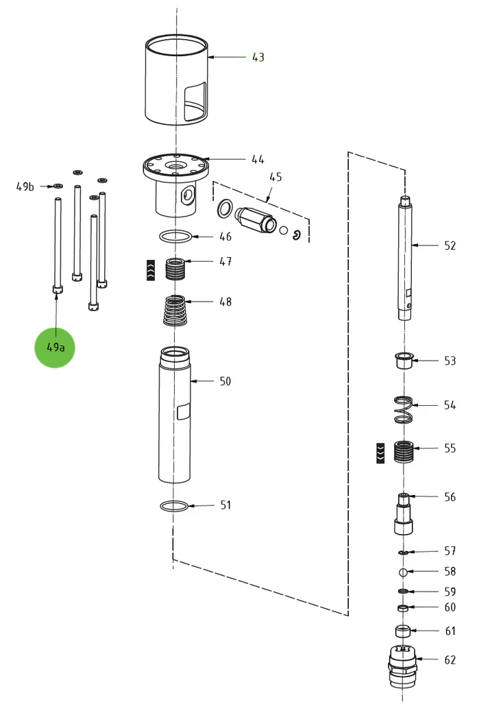 Tie Rod #49a; Medusa™ Pump