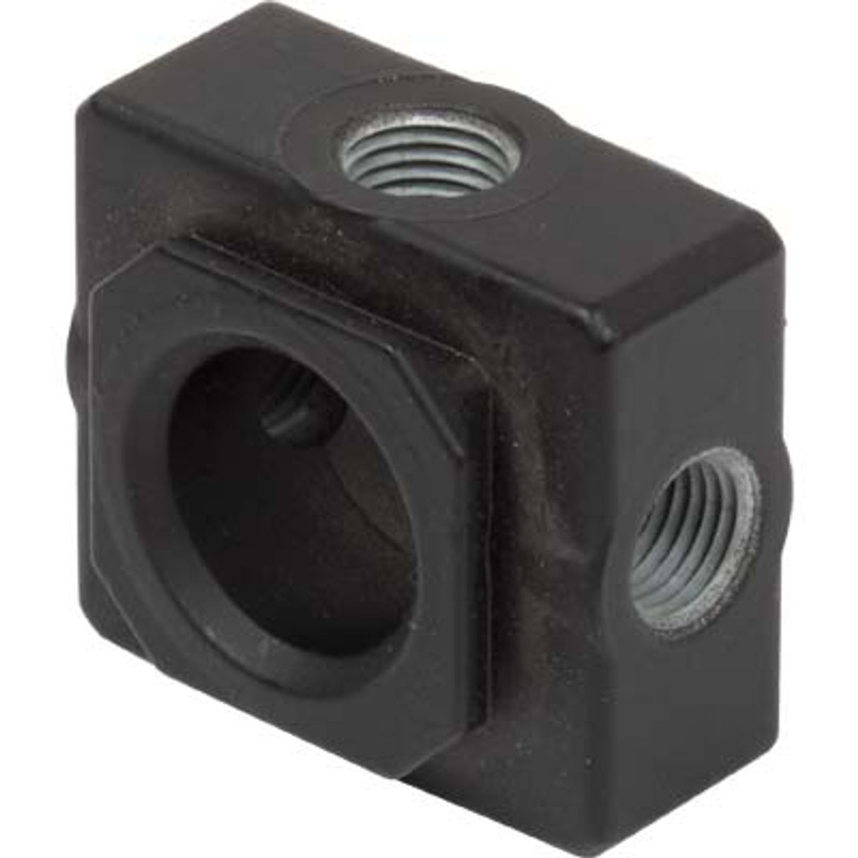 Pirate Brand - EMPIRE Style, Quick Clamp Porting Block, 1/4" Ports x3 (1" Pipe String)