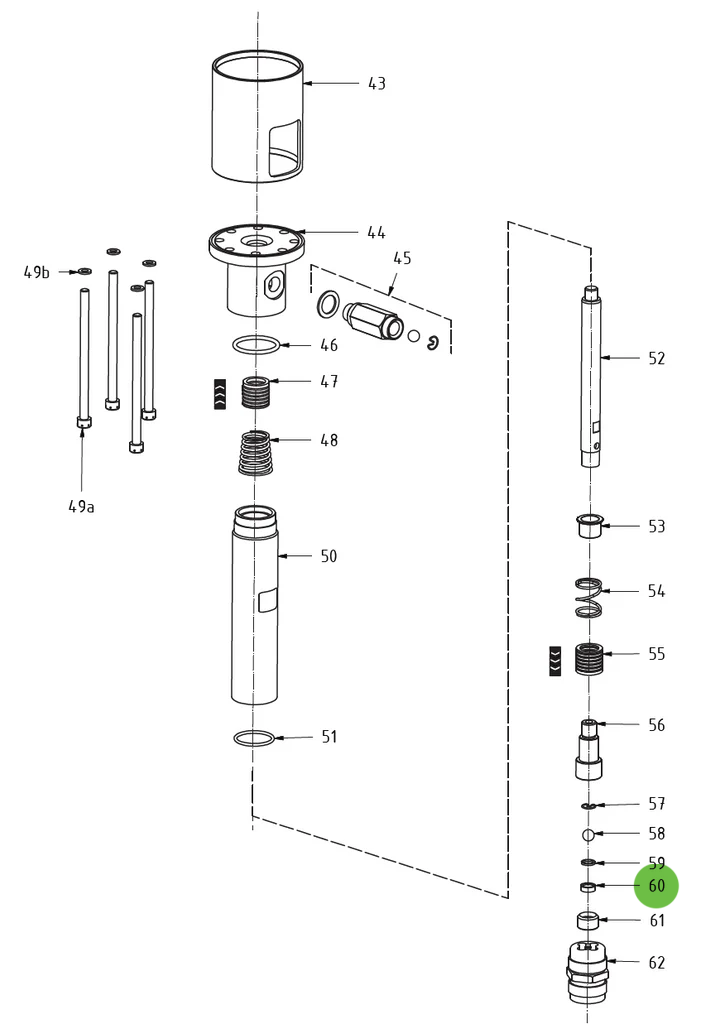 Ball Seat Insert #60; Medusa™ Pump