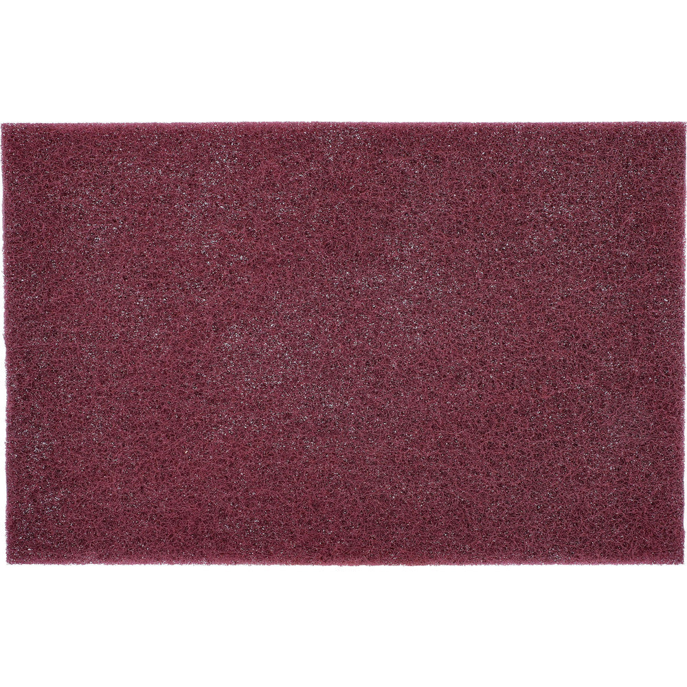 Norton Maroon Super Fine Grade Non-Woven Hand Sanding Pads, 6" x 9"