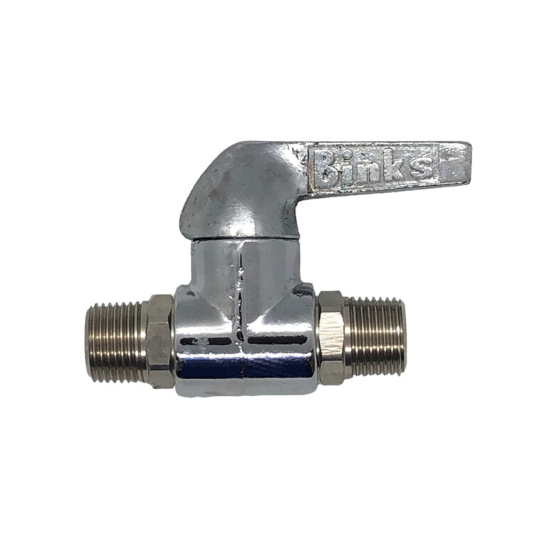 Binks 2 Way Ball Valve Low Pressure, 3/8”M x 3/8”M