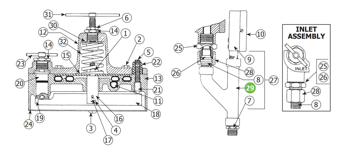 Binks 84-230 "Y" Body, 45 Degree