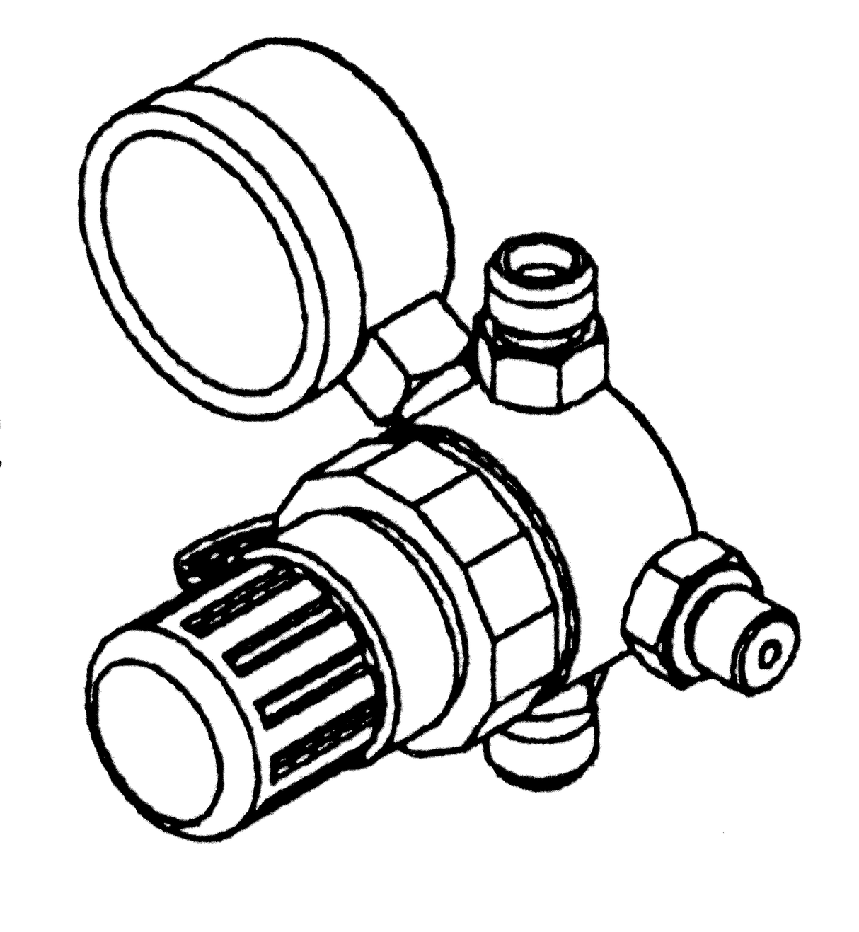 Conjunto de regulador de aire Binks 85-440