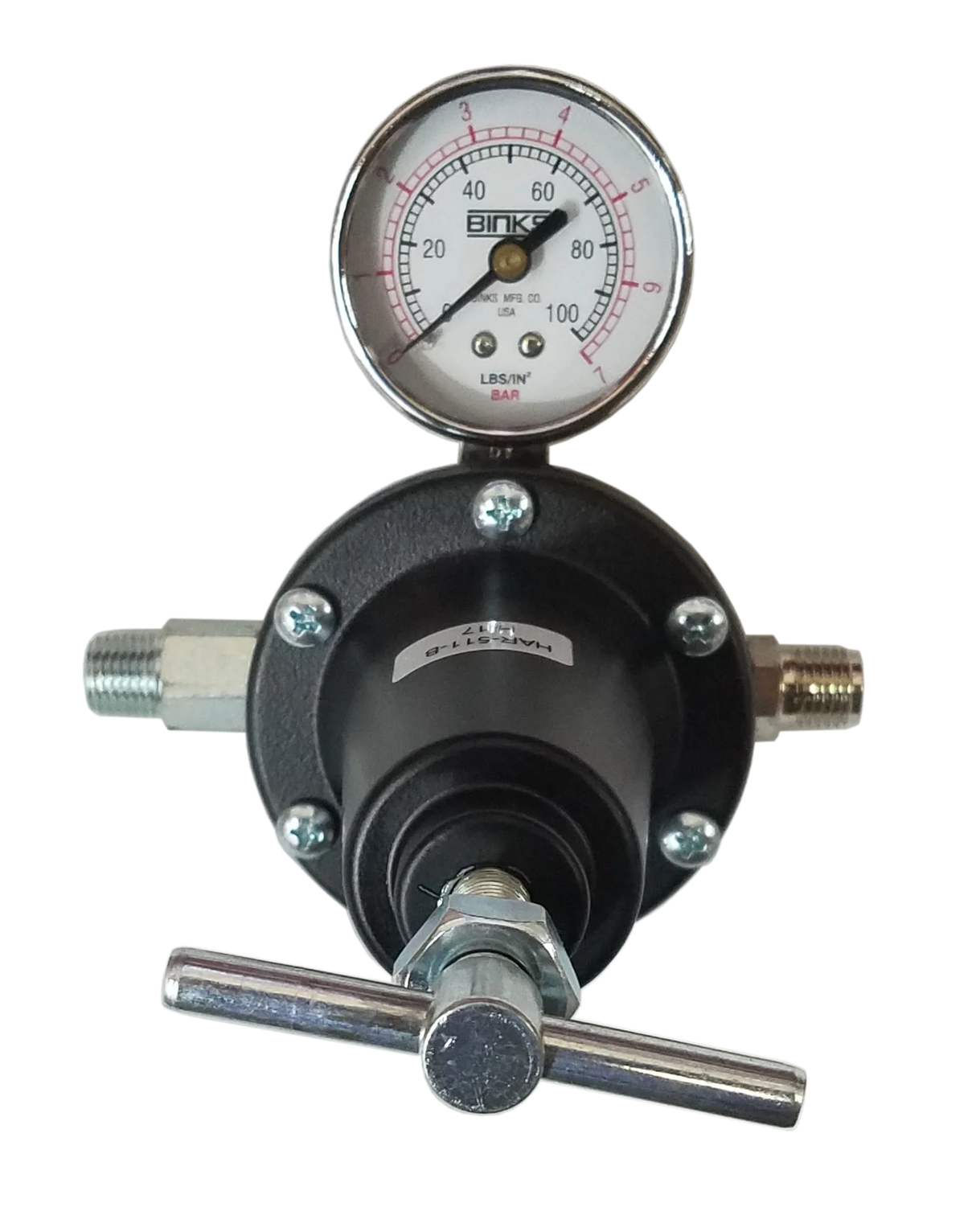 Binks 85-451 Single Regulator; Air Controls; PT Code Tanks