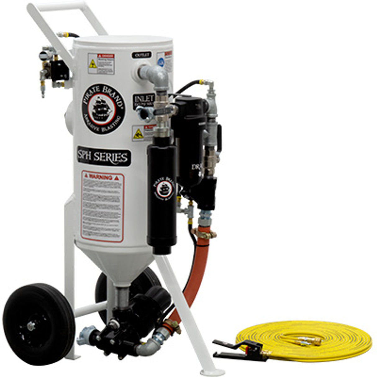 Pirate Brand, S-Series-Special Units, 1.5 cu ft. - Blast Pot, Portable, Pressure HOLD System, Pneumatic Controls + APVII™ Metering Valve