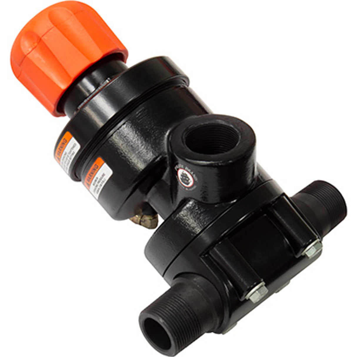 Pirate Brand - APV Abrasive Metering Valve, 1-1/4" NPT Blast Pot Connection, 1" FEMALE NPT x 1-1/2" MALE NPT Nipple