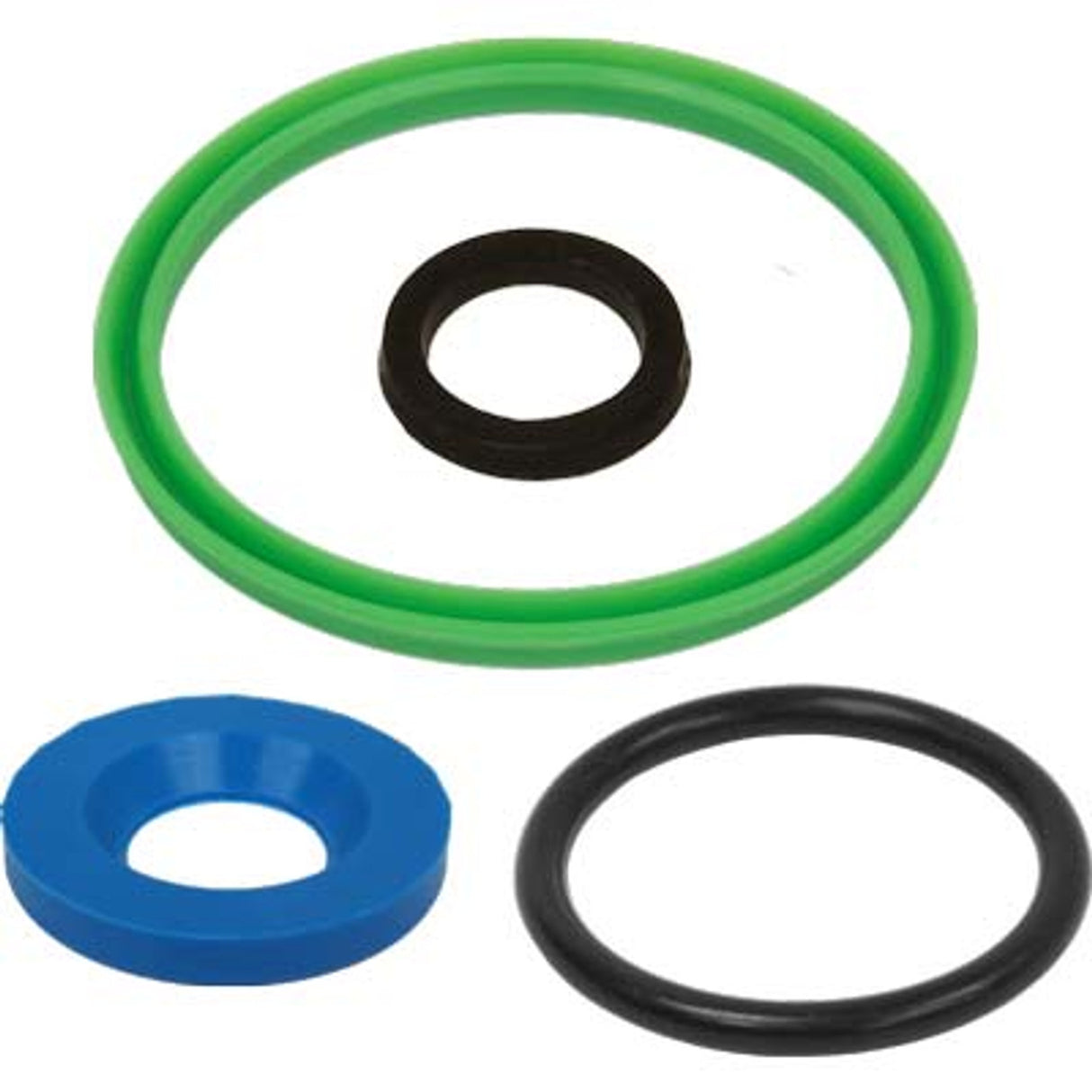 Pirate Brand - Schmidt Mfg Style, APV Straight-Down, Seal Kit, Seals Only w/ Urethane Seat, Includes # 6, 10, 12 & 17