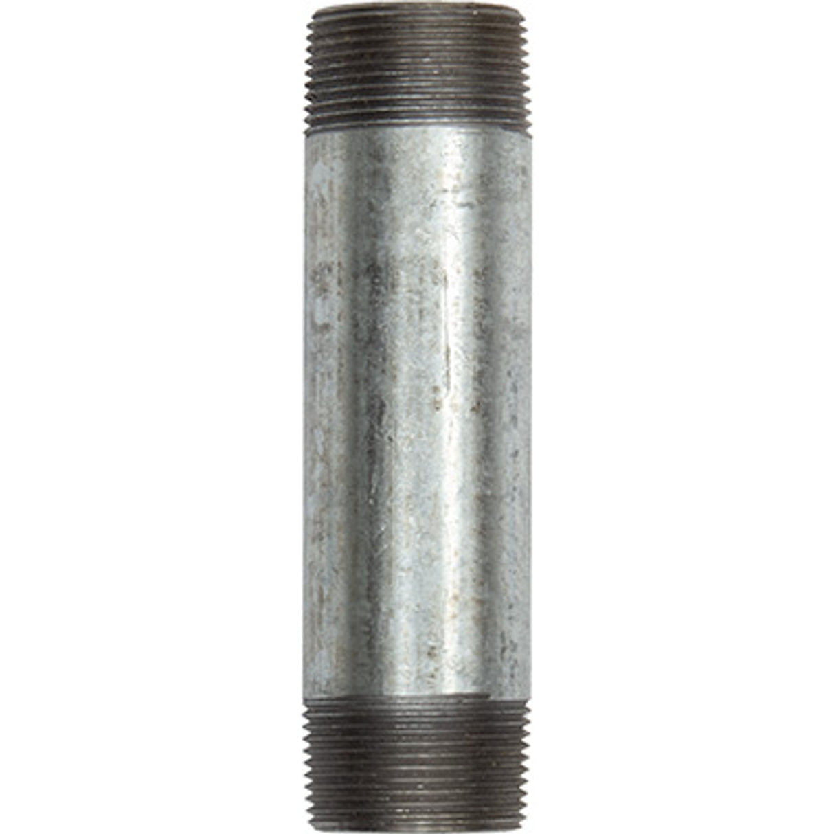 Pirate Brand - Schmidt Mfg Style, Nipple, TBE, Galvanized, 1-1/4" x 6"