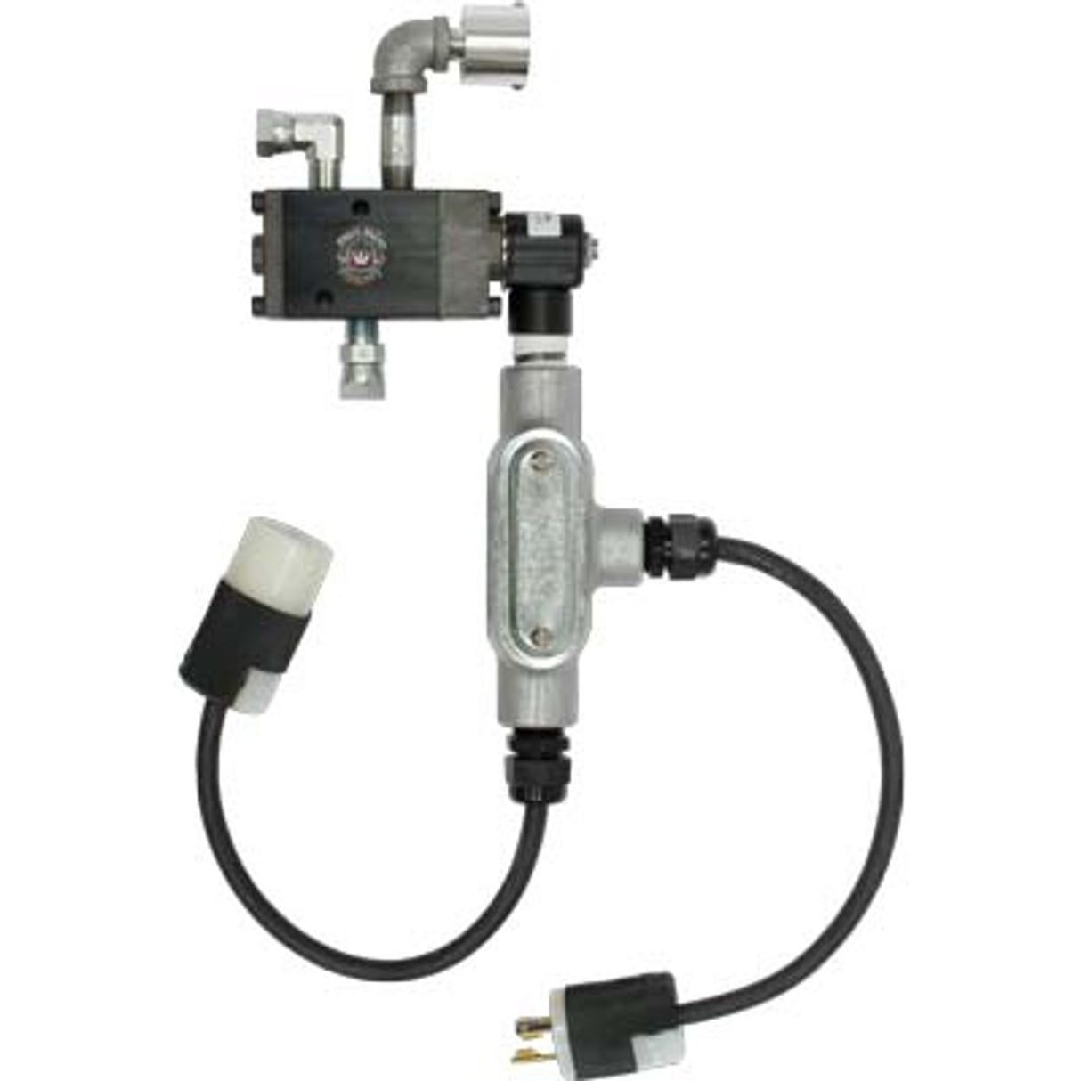 Pirate Brand - Schmidt Mfg Style, Control Valve Kit, Electric, 12VDC (Normally Closed), w/ Junction Tee & Fittings