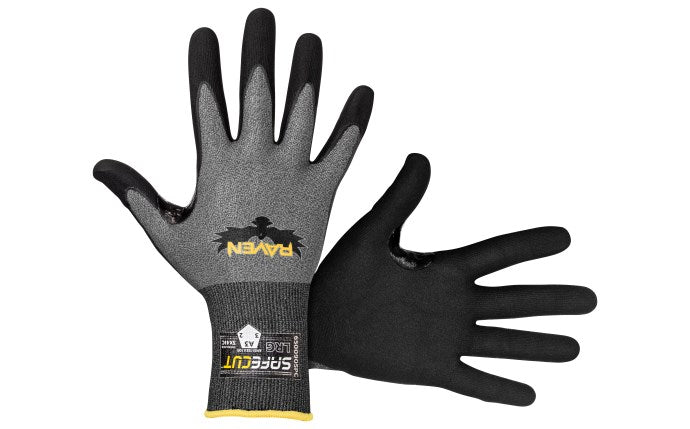 SAS Safety Corp. Raven® Safecut™ A3 Micro Foam Nitrile Glove