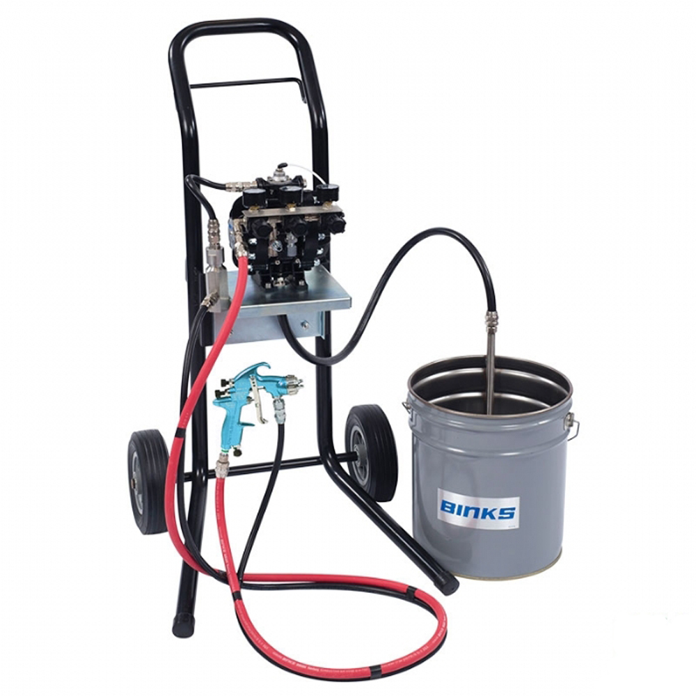 Conjuntos de pulverización ensamblados Binks DX70 que incluyen pistola pulverizadora