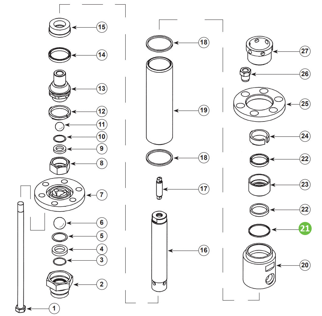 Binks 149-1733 Upper Seal