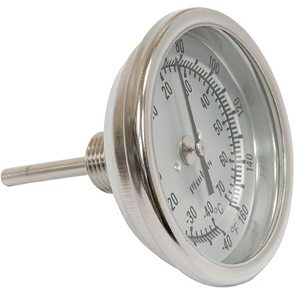 Pirate Brand - Schmidt Mfg Style, Thermometer, Back Mount, Fahrenheit & Celsius