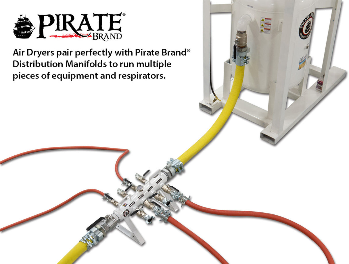 Pirate Brand - Dry Land™, Deliquescent Skid Mounted, Air Dryer System - 250 CFM @ 100 PSIG or 360 CFM @ 150 PSIG
