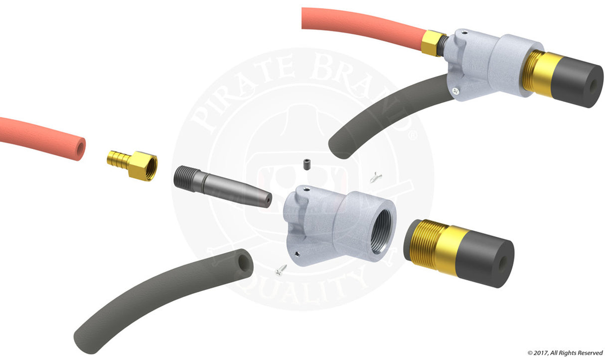 Pirate Brand - EMPIRE Style, Nozzle Holder, Ceramic 1-1/4"