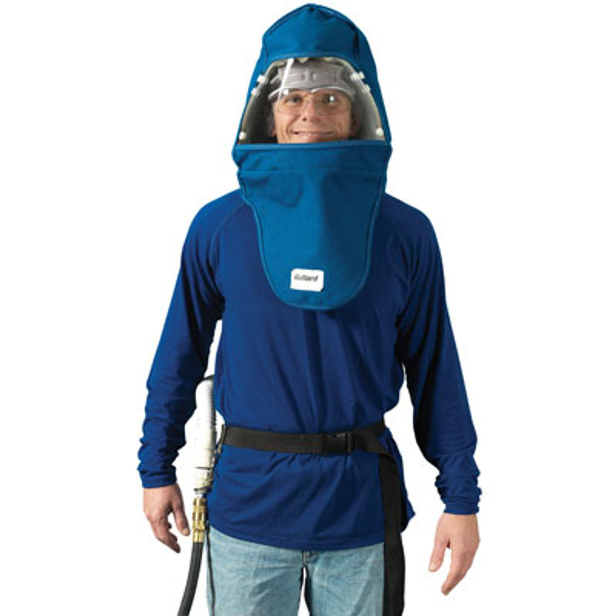 Compressed Air Respirator For Roofing Reference: Pirate Brand Bullard Gr50 Grinding Compressed Air Respirator Blue