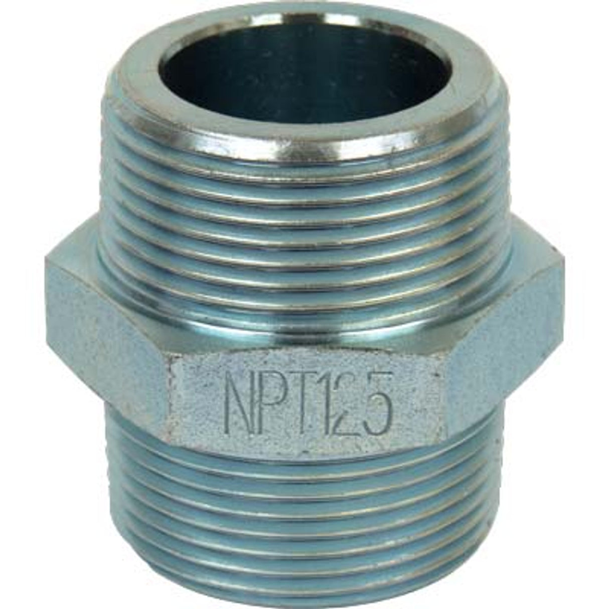 Pirate Brand - Schmidt Mfg Style, Hex Nipple, 1-1/4" x 1-1/4"