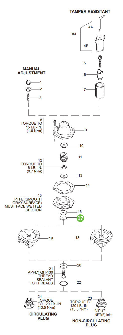 DeVilbiss SSN-54 Stainless Steel Washer