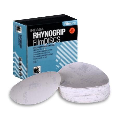 INDASA 3" FilmLine Rhynogrip Solid Sanding Discs, 7300F Series