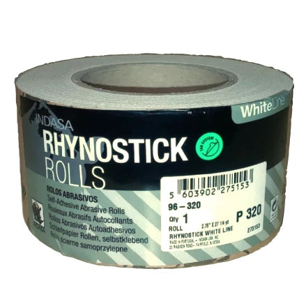 INDASA 2.75" Rhynostick WhiteLine PSA Sanding Rolls, 96 Series