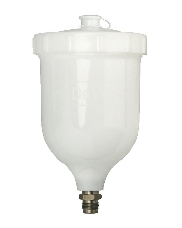 DeVilbiss Nylon Gravity Cup 8oz, 3/8”-19 BSP (M) Thread, KGP-509-1