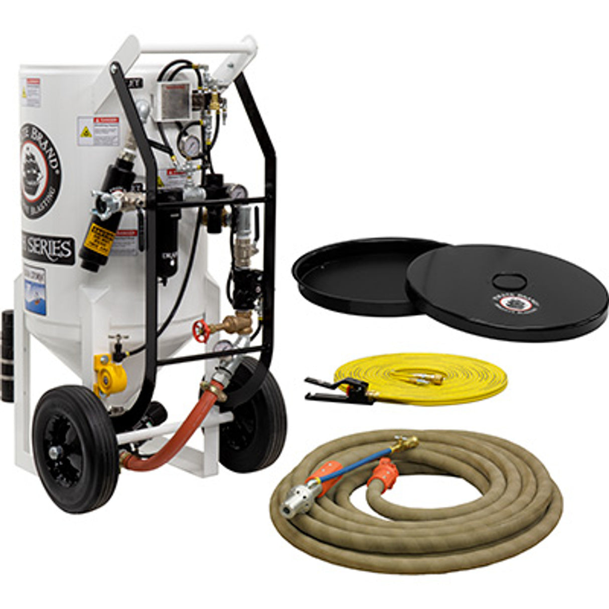 Pirate Brand, SODA STORM Series, 6.5 cu ft., Blast Pot, Portable, Pressure HOLD System, Pneumatic Controls